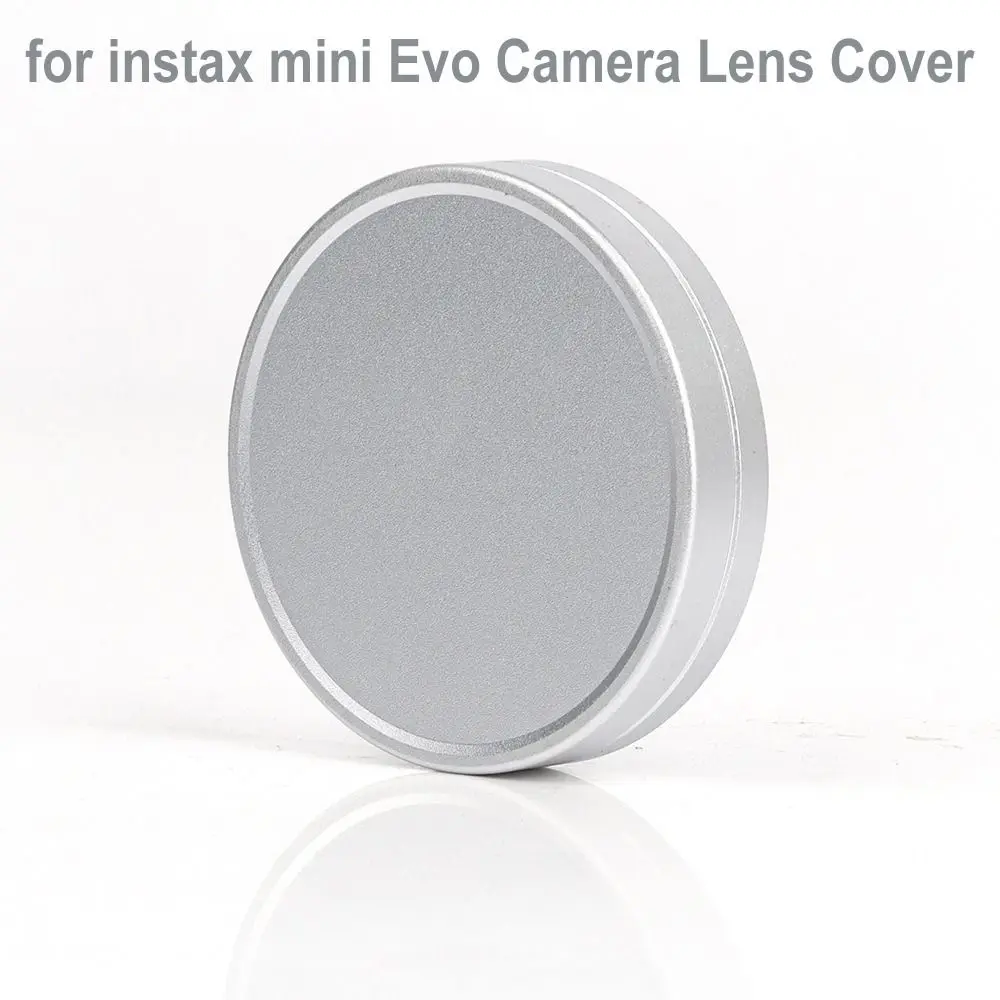 

Dustproof Lens Cap Aluminium Alloy Waterproof Protective Hood Buffer Sponge for Fujifilm instax mini EVO