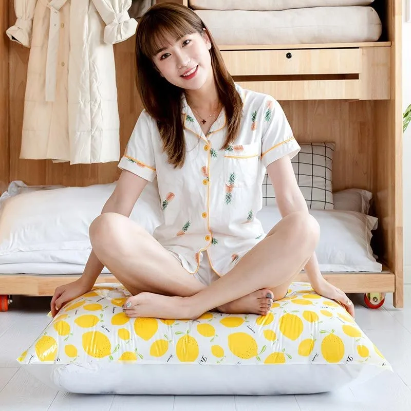 Вакуумная Компрессионная Сумка Для Хранения 70x100 См. Очень Большая Хлопковая