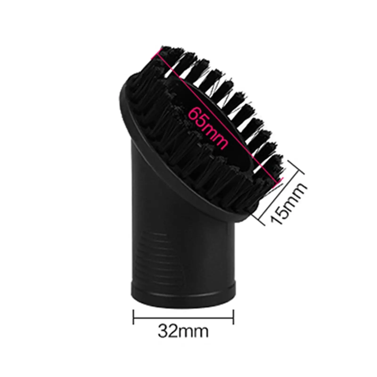 

Oval Vacuum Dusting Brush 1.25in Duster Sweeper Keyboard Gap Vacuum Cleaner Parts Replacement