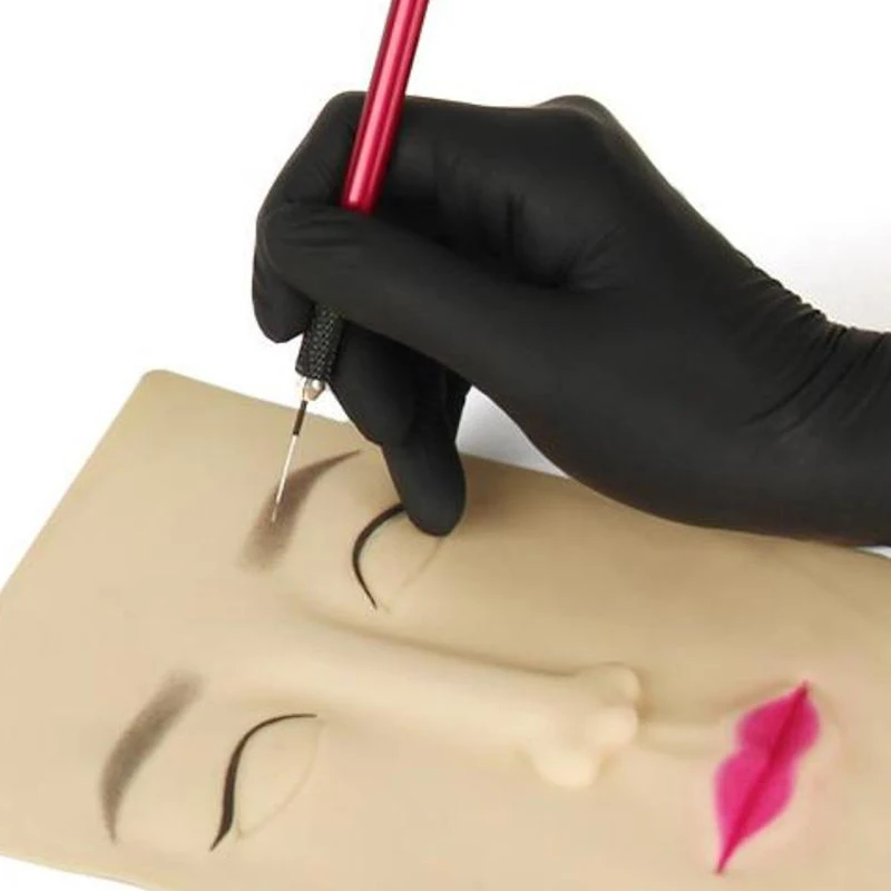 50 шт. одноразовые композитные нитриловые перчатки для салона красоты