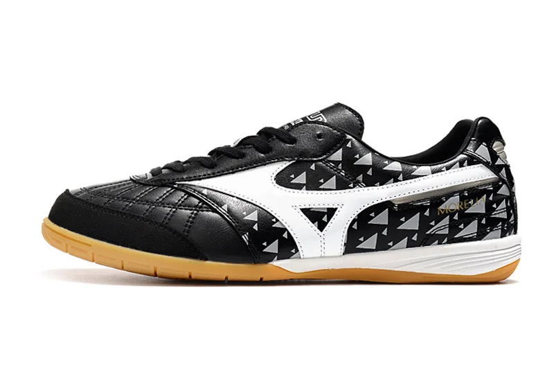 Authentic Mizuno Creation MORELIA IC M8 Men's Sports Shoes Mizuno Outdoor Sneakers Black/White Color Size Eur 40-45