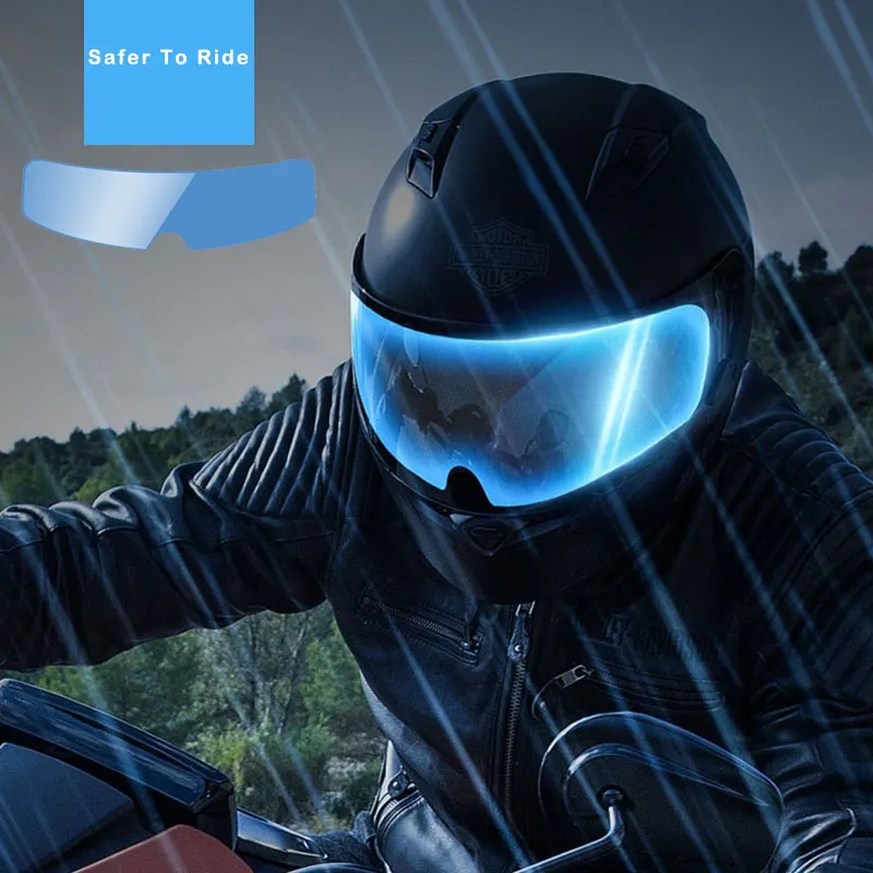 Universal Motorcycle Helmet Rainproof Anti-fog Film Anti-Fog Patch Screen Against UV Accessories 245*80MM |