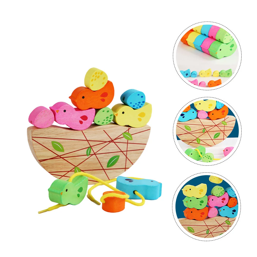 

1 Set Cartoon Birds Balance Building Blocks Kids Building Blocks Kids Playthings