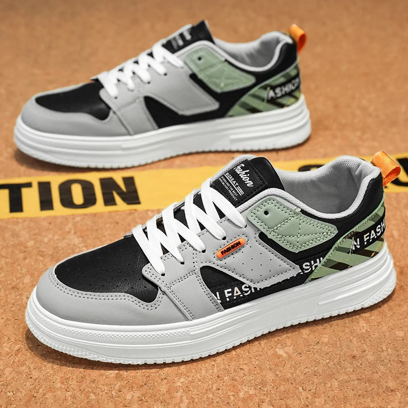 

2023 Men's New Style Sneakers Casual Autumn Vulcanized Shoes Outdoor Sneakers Male Comfortable Walking Shoes