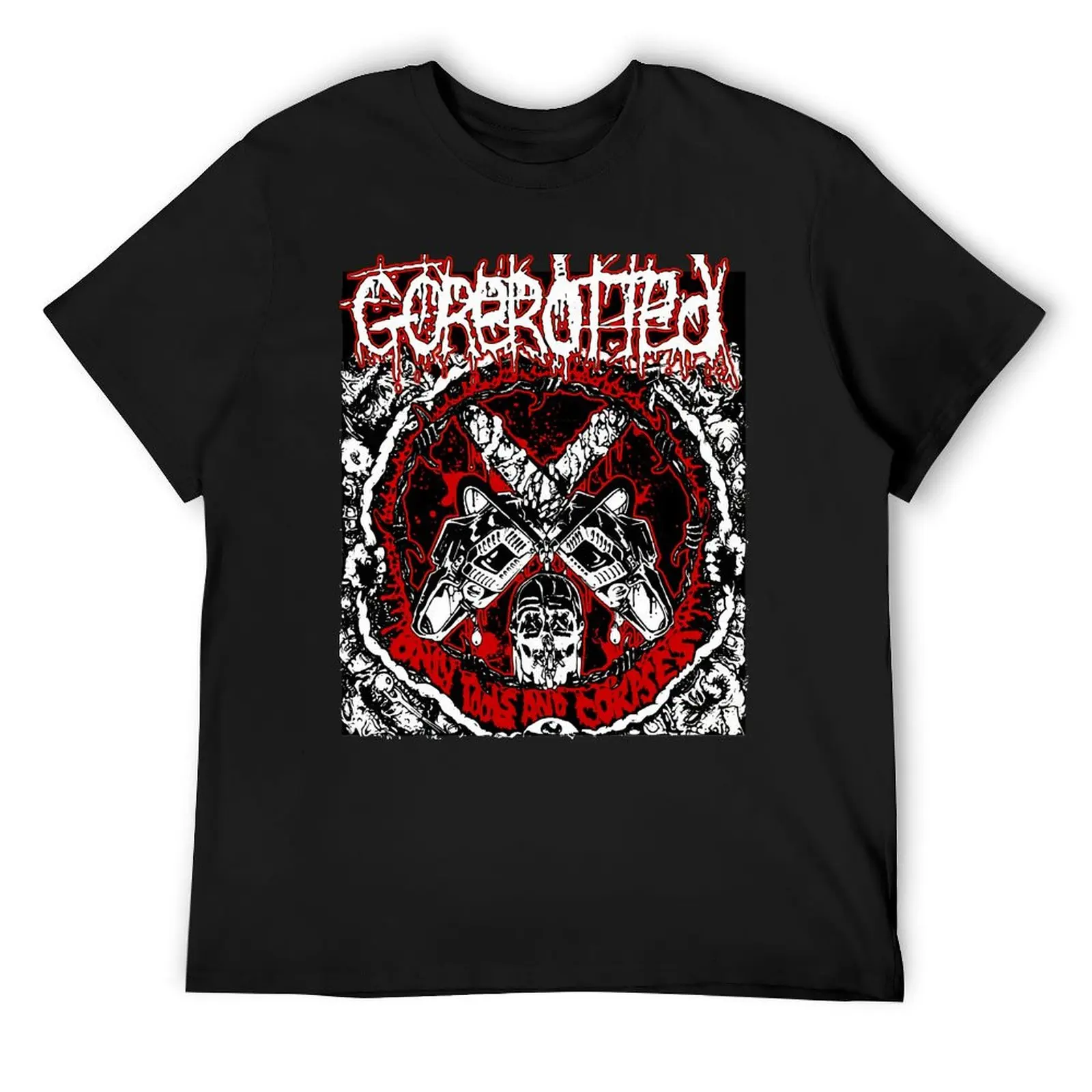 Мужская великолепная классическая футболка Gorerotted большие размеры таможенный