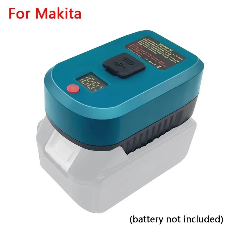 

Зарядное устройство Makita/Bosch/Milwaukee/Dewalt 18В USB Type-C
