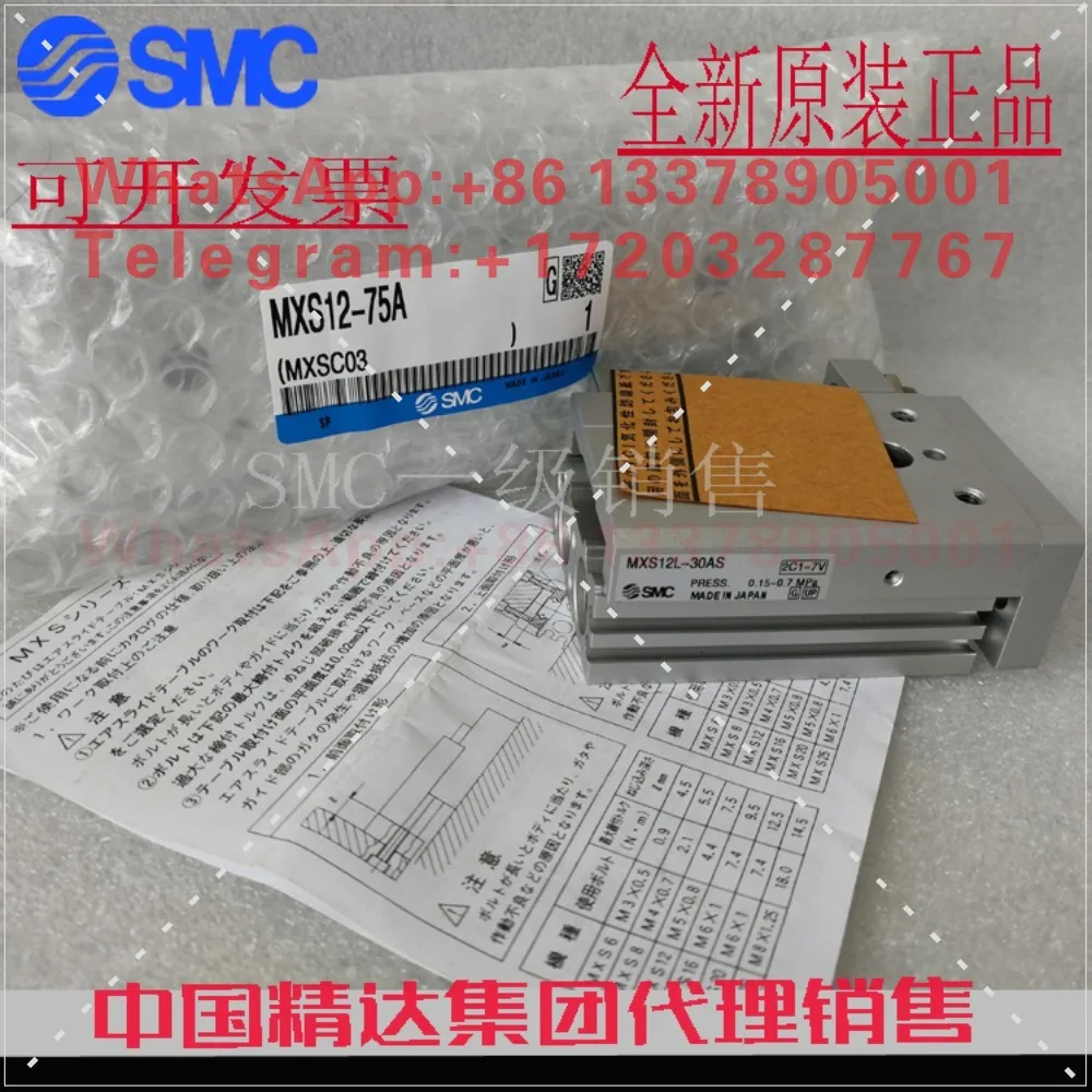 Фото Новый оригинальный цилиндр SMC MXS25-100 125 150 200ASBT C CS-M9B TF №4