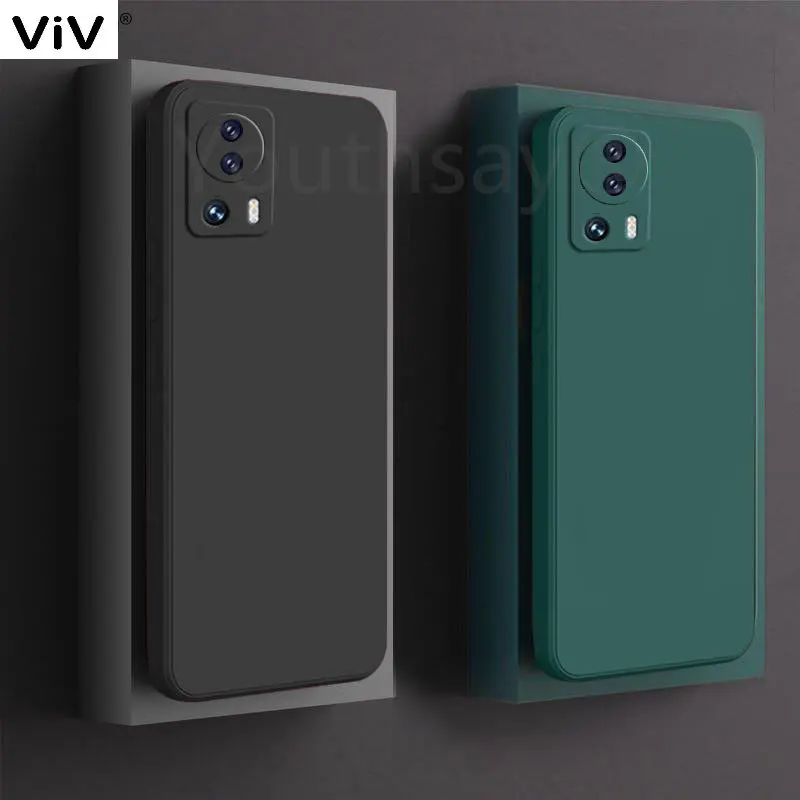 

Чехол для Xiao mi 13 Lite, чехол для Xiaomi Mi 13 Lite, 12 Pro, мягкий Оригинальный чехол из жидкого силикона, чехол для телефона Xiao mi 13 Lite