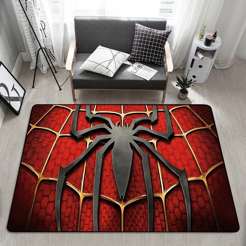 

Disney Cartoon Spiderman Carpet Crawling Game Mat Carpet for Living Room Large Carpet Antislip Kitchen Mat Floor Rugs