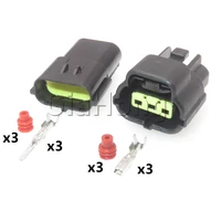 1 set 3 ways 368523 1 automotive wiring socket 174359 2 174357 2 car throttleoxygen sensor sealed connector