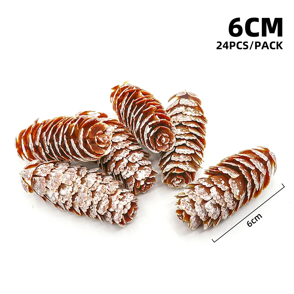 

Искусственные сосновые шишки, набор из 24 штук