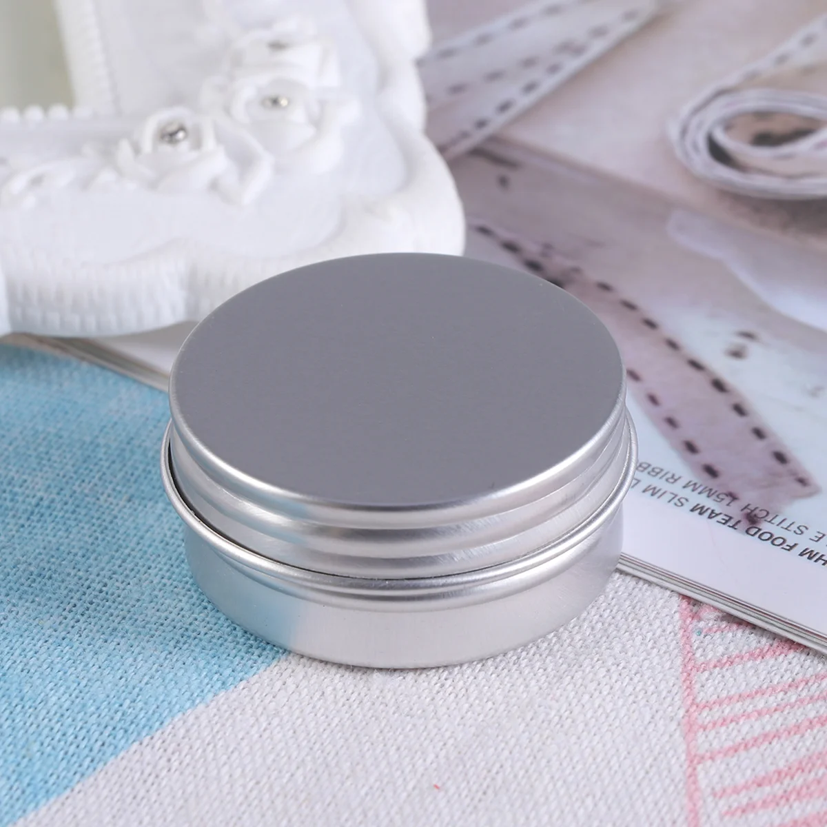 

15ml Round Aluminum Tin Cans Screw Metal Jars Makeup Boxes Empty Storage Sample Container for Lip Balm Salve Crafts Food Fill