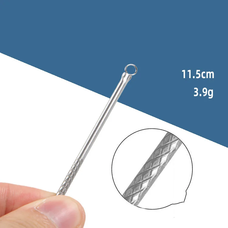 

1pc Stainless Steel Blackhead Comedone Acne Blemish Extractor Remover Face Skin Care Pore Cleaner Needles Remove Tools