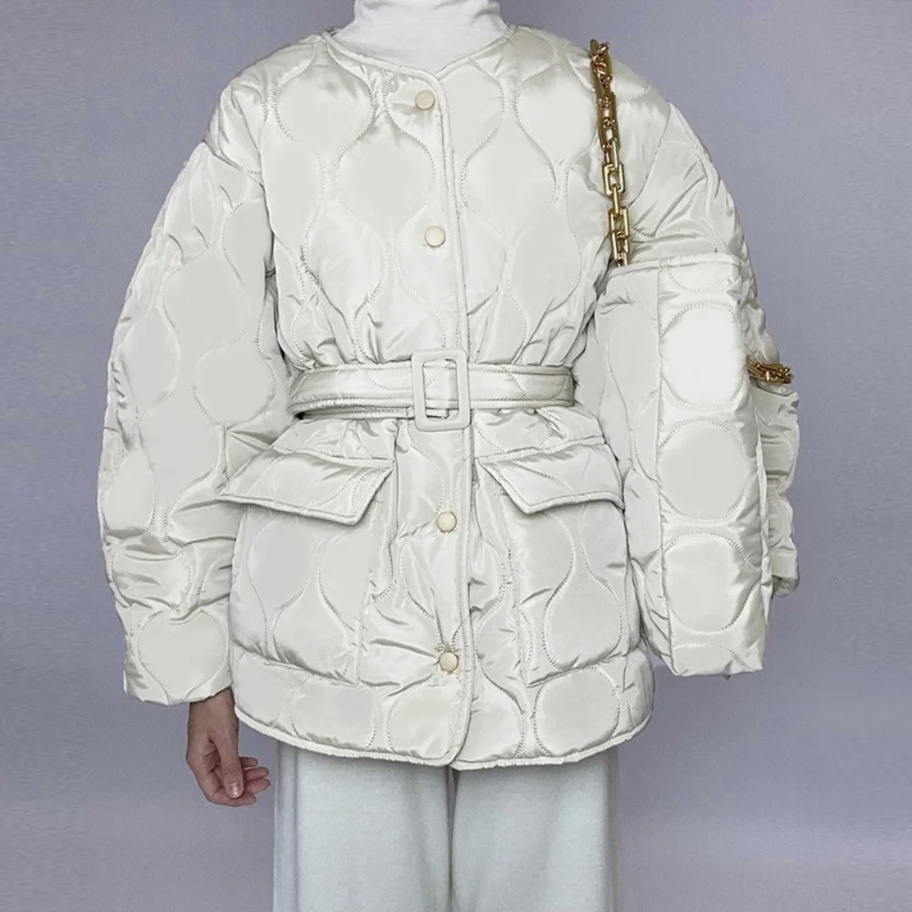 

Брендовые теплые плотные Демисезонные женские зимние пальто, пуховая куртка для женщин, парки, Хлопковая женская одежда на шнуровке, зима 2022