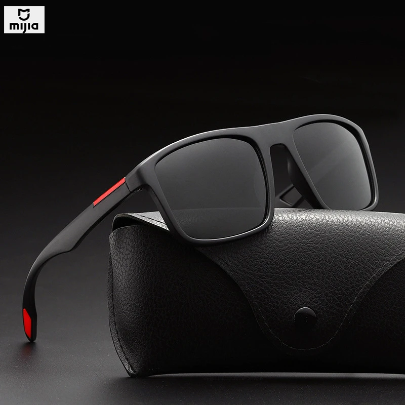 

Модные Мужские поляризационные солнцезащитные очки Mijia для вождения солнцезащитные очки для отдыха на открытом воздухе Классические тренд...