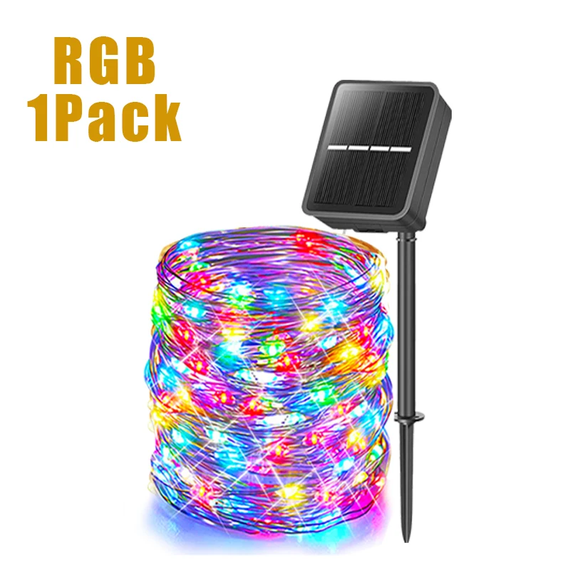 GOTP Солнечные гирлянды LED 8 режимов