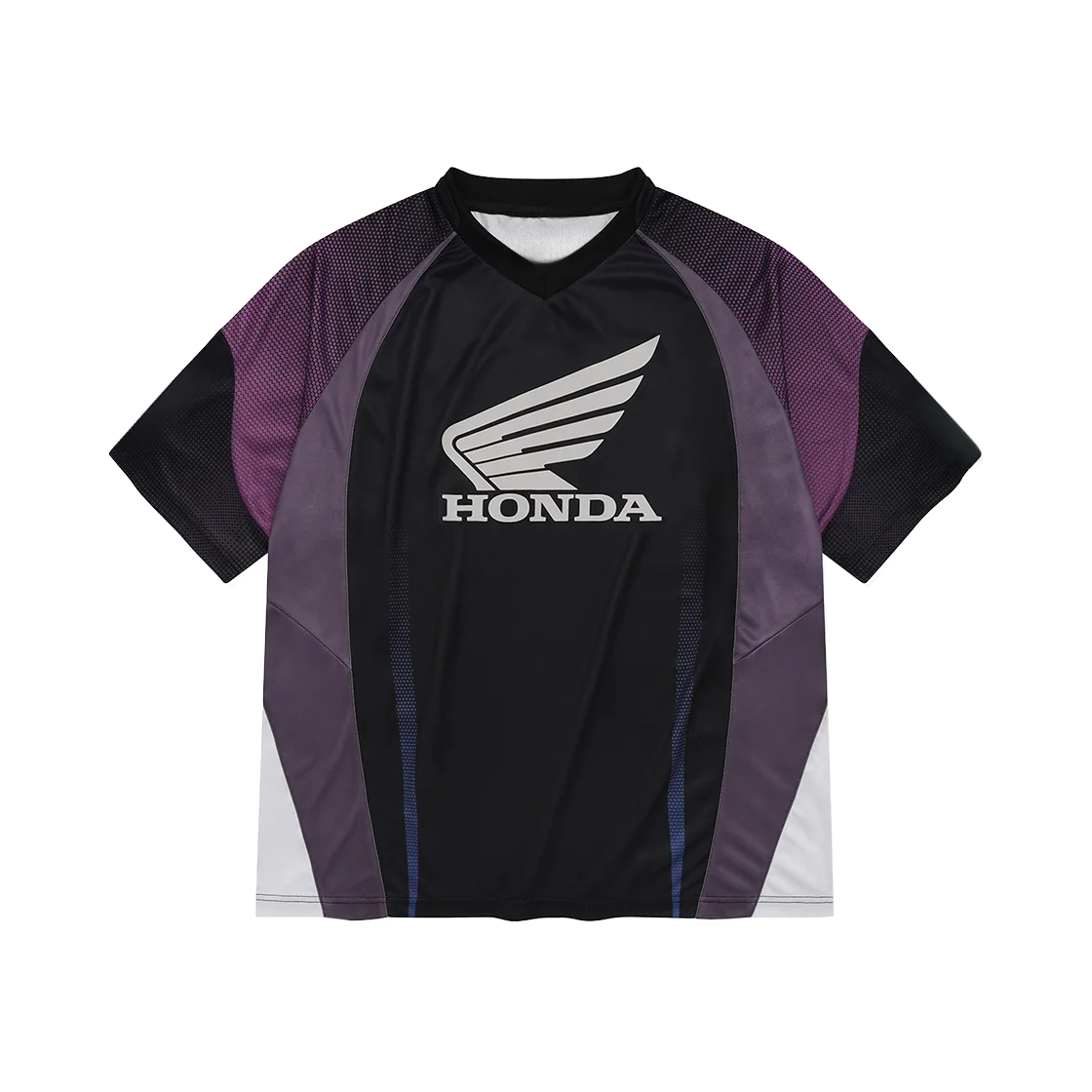 Фото Мужская летняя футболка Honda HRC Motorcycle Racing, дышащая хлопковая спортивная футболка с короткими рукавами для городских райдеров и байкеров, занимающихся активным отдыхом на природе №1
