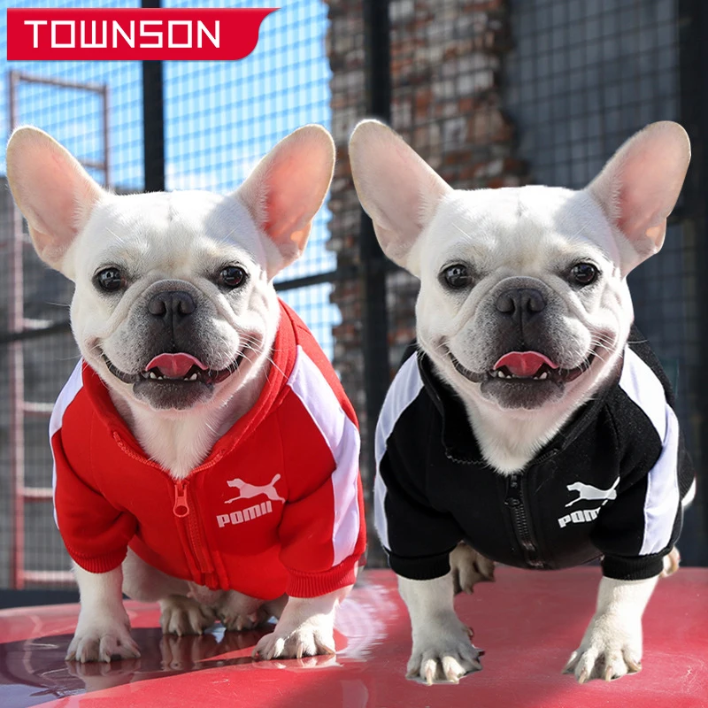 

Dog Clothes Jacket Fashion Warm Pet Dog Sweatshirt French Bulldog Dogs Hoodie Pet Zipper Casual Fashion Sweatshirt Dogs Coat