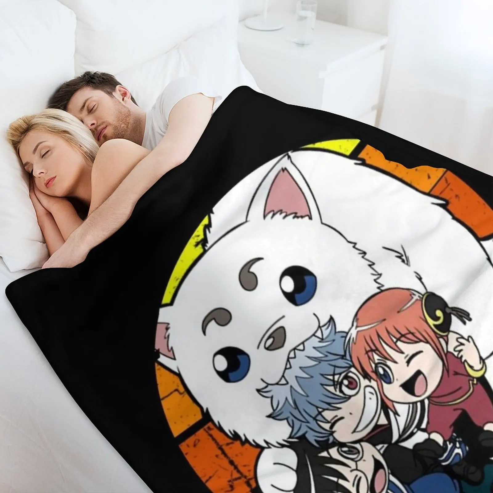 Винтажное одеяло Yorozuya теплое мягкое для кровати