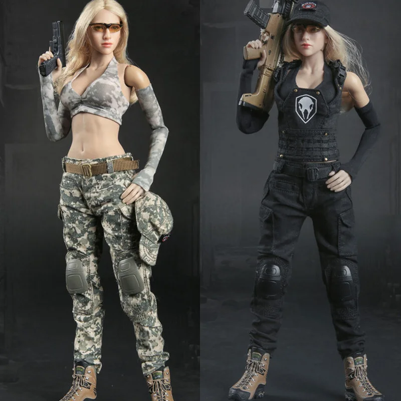 

Fire Girl Toys FG048 1/6 Female Soldier Sexy Tactical Women Gunner Clothing Suit Model Accessories for 12'' Action Figure Body