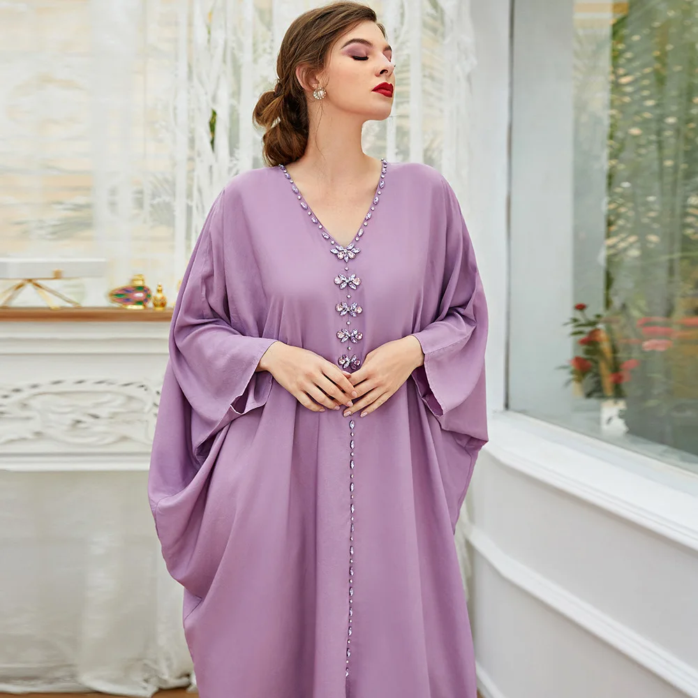 

Eid Mubarak Рамадан Abaya Дубай, Турция мусульманское платье мусульманский кафтан халат длинная Abaya s африканские платья для женщин Caftan Marocain