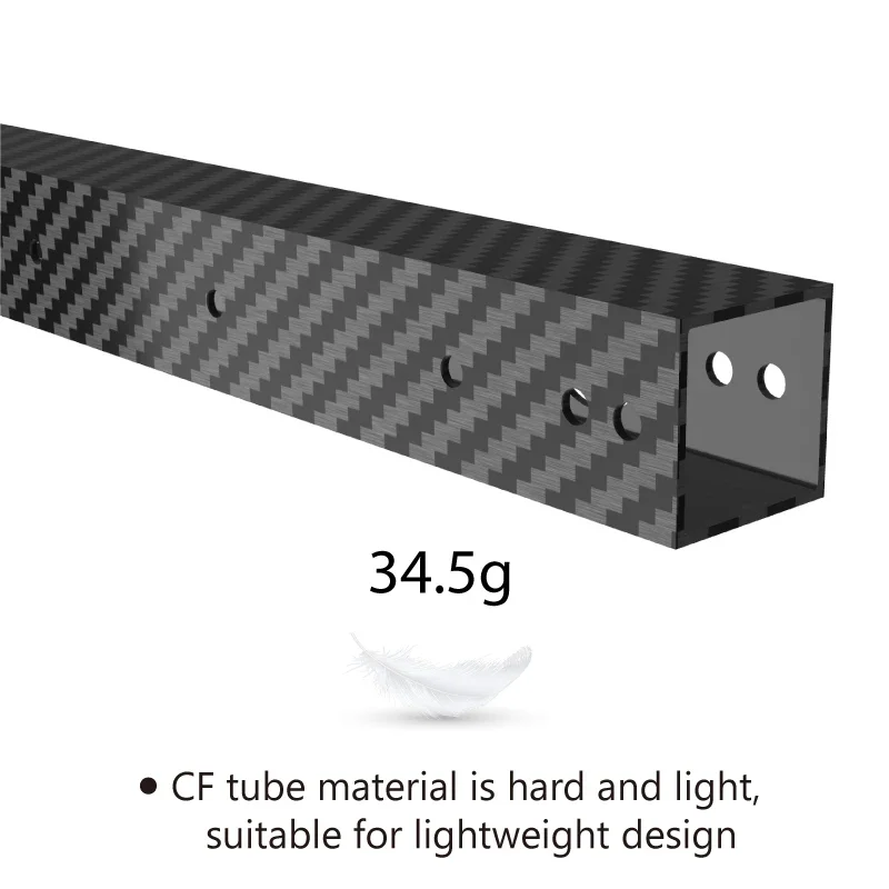 Mellow 1 шт. высокоскоростная квадратная трубка с ЧПУ Vz235 CF-Tube для сверления