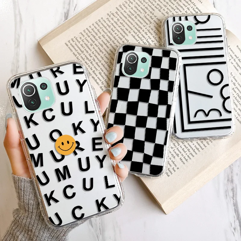 

Case for Xiaomi Mi 11 Lite Case Redmi Note 10 Pro 10S 11 9 9S 8 Silicon Funda Redmi 10 9 9A 9C Poco X3 Pro F3 M3 M4 Mi 11T Cover