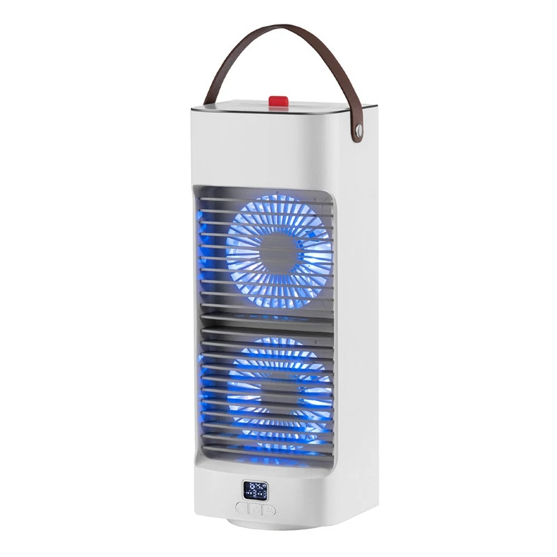 

Portable Air Conditioner USB Air Cooler Mini Negative Ion Air Conditioning Humidifier Purifier 3 Gear Speed 4000Mah