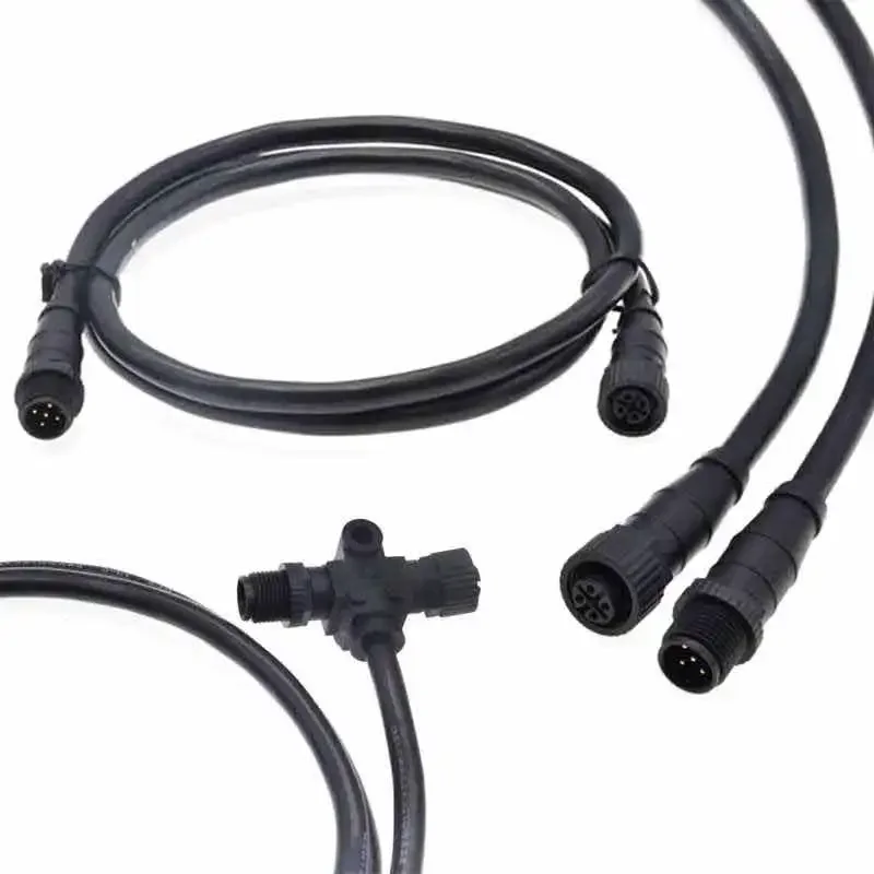 Фото Водонепроницаемый Т-образный разъем M12 5-контактный, конвертер NMEA2000, IP67, 3/6 портов, автомобильные аксессуары, 250В, 3-позиционный, для судов и яхт, силовой разъем, клемма №4
