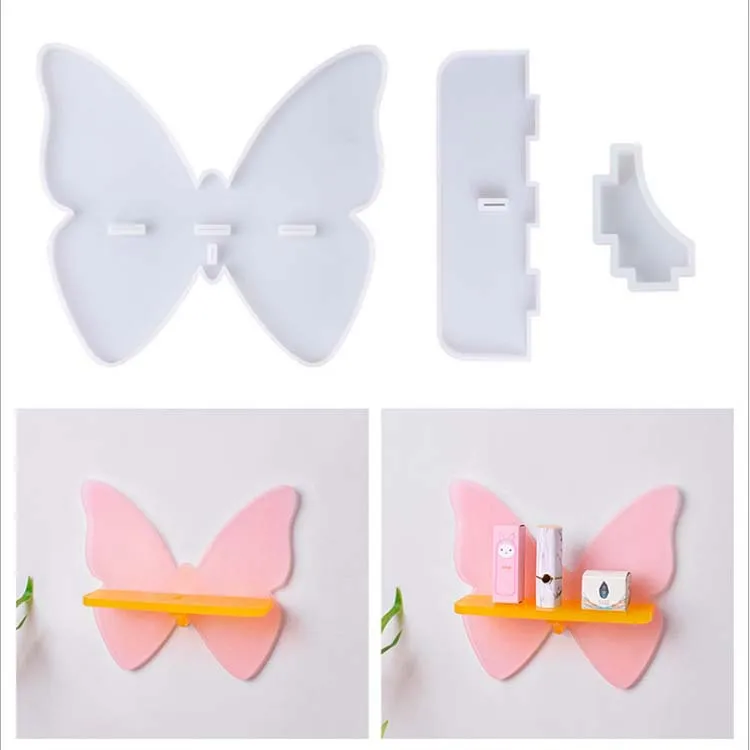 Diy кристаллический клей в форме бабочки стеллаж форма зеркальный настенный