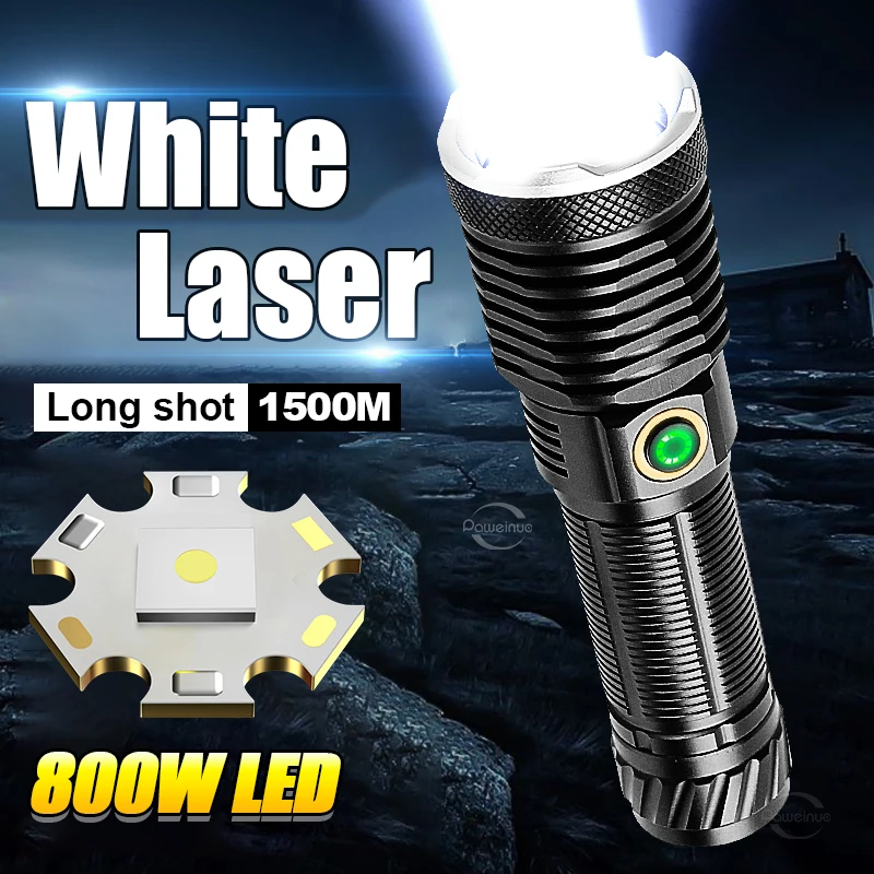 

2023 Новый светодиодный фонарик USB перезаряжаемый светодиодный фонарь высокой мощности светодиодный фонарик XHP360LED открытый тактический фона...