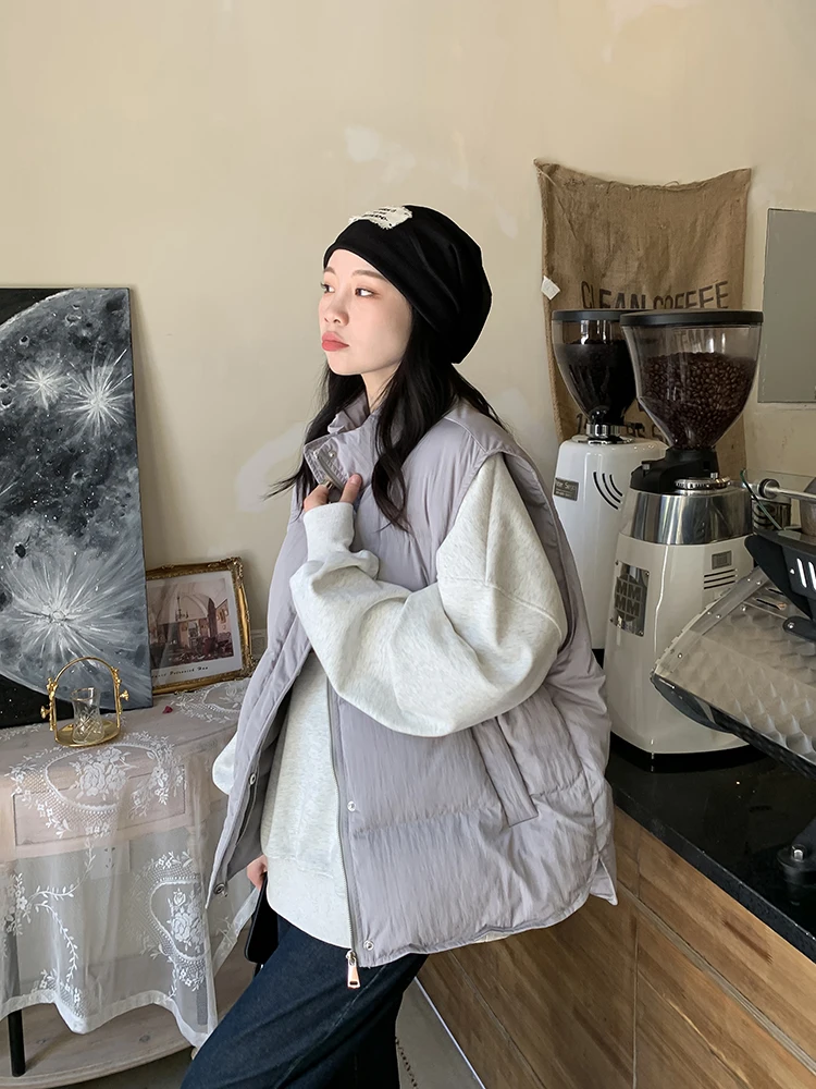 Cotton Jacket Vest Women Wear Out In Winter 2022 New Fashion Korean Loose Cotton Jacket Jacket