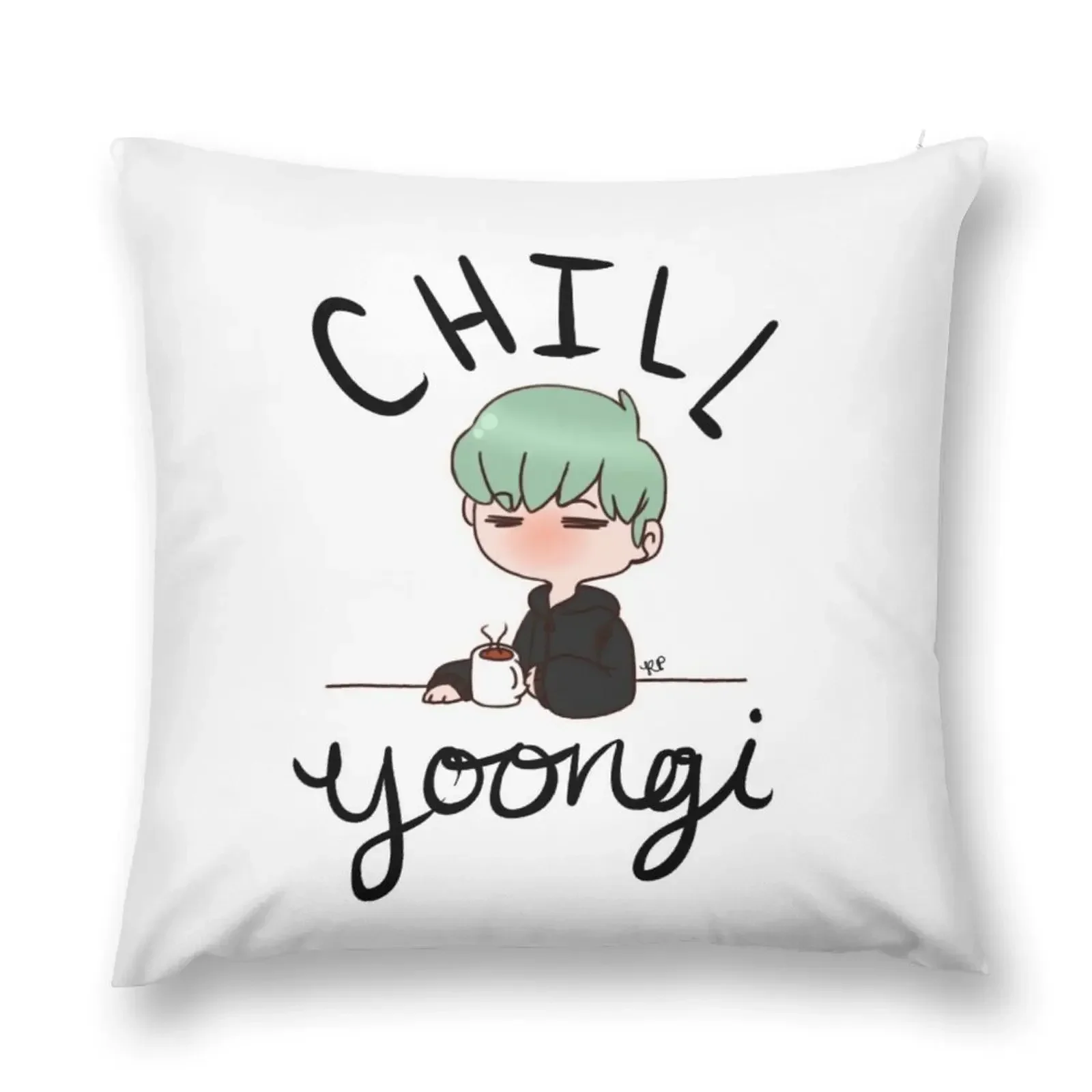 Chill Min Yoongi декоративная подушка аниме чехлы для подушек гостиной