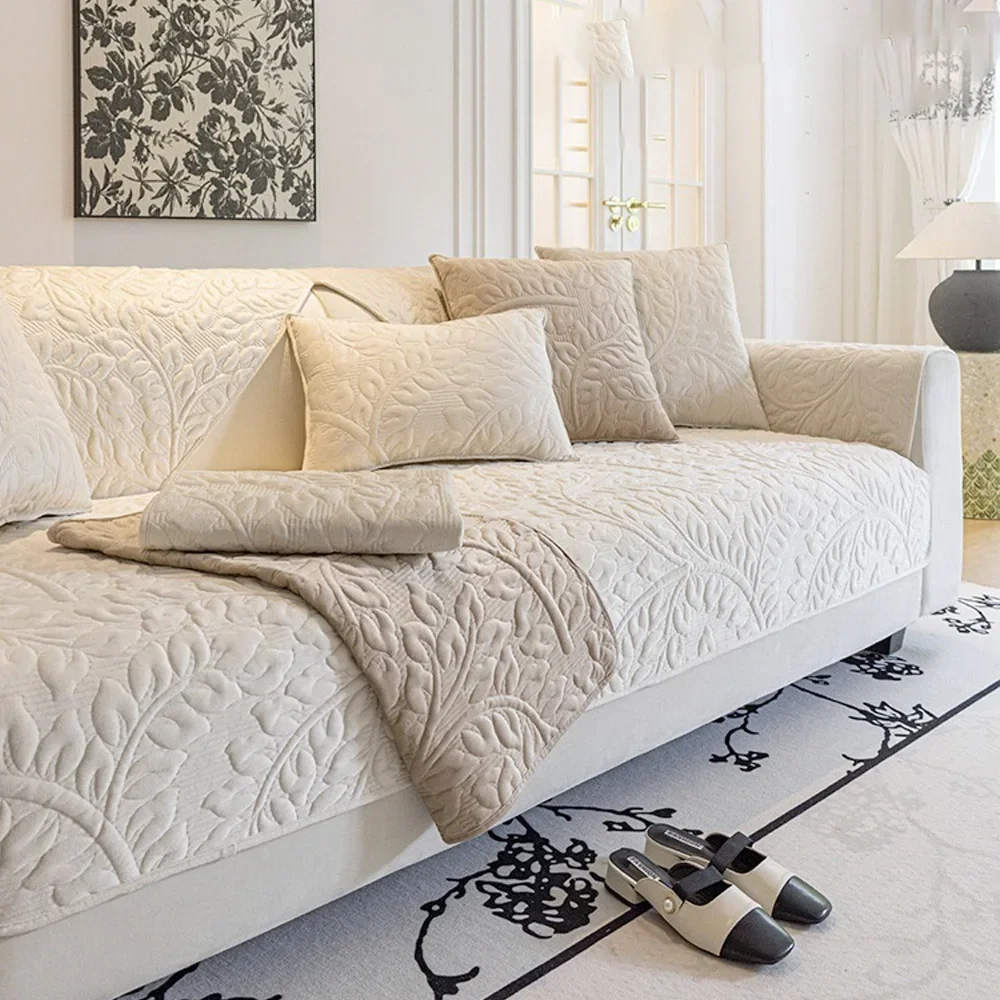 Oksamitny pokrowiec na sofę do domu Regulowane pokrowce wystroju salonu Zwierzęta dla dzieci Podkładka Antypoślizgowe kanapę