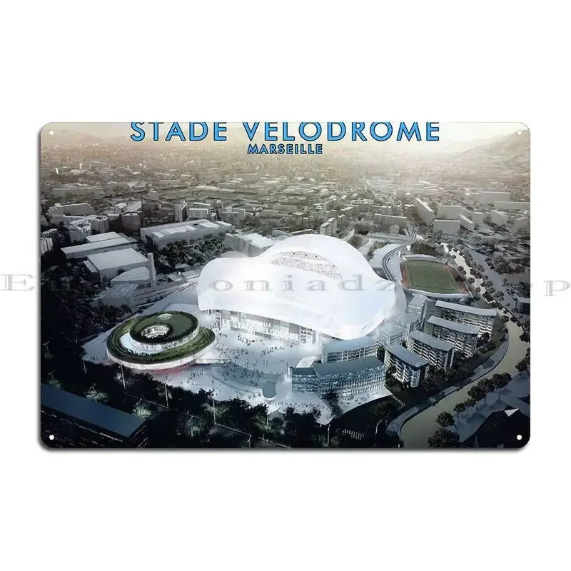 Металлическая вывеска Stade Velodrome