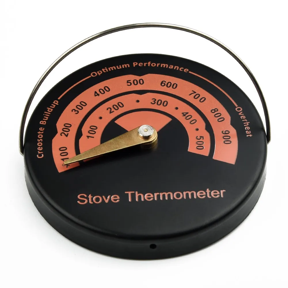 

Stove Bimetal Thermometer Gauge Magnetic Round Thermometer BURN ZONE INDICATOR IMPROVE EFFICIENCY ZONE INDICATOR
