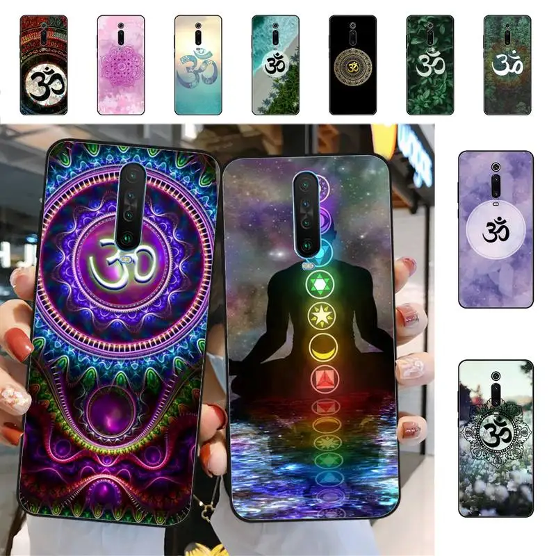 

Aum Om Yoga Phone Case for Redmi 5 6 7 8 9 A 5plus K20 4X 6 cover