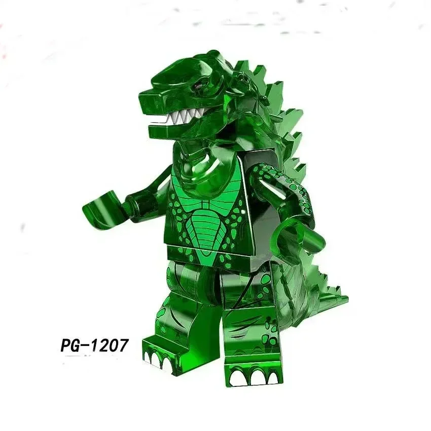 Фото Новая серия фильмов Godzilla, блоки, мини-кукла, детская игрушка, строительный блок, аниме, хобби, коллекция для мальчиков и девочек, подарки на день рождения, игрушки №3