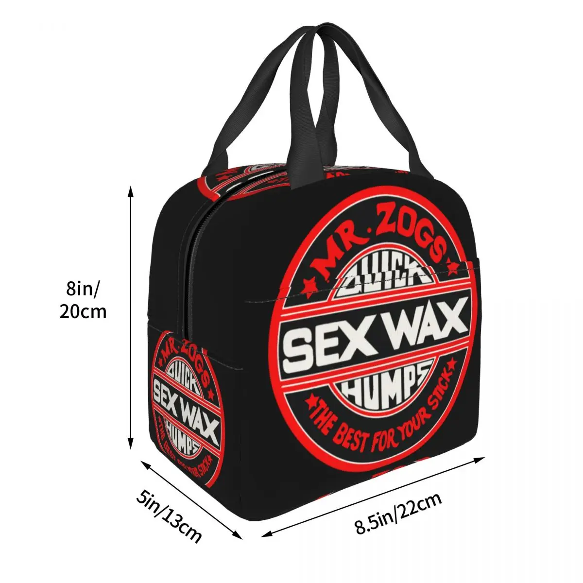 Изолированная сумка для обеда Mr Zogs серфинга школы офиса секса воска с логотипом