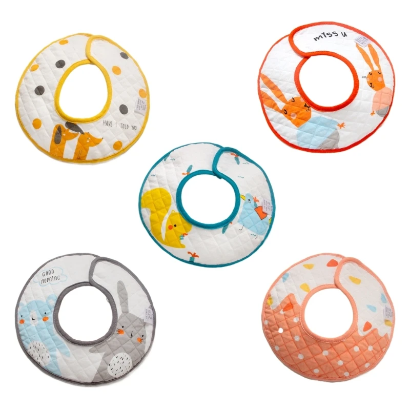 

Drooling Apron Bib Absorbent Cotton Soft Baby Bibs Infant Supplies