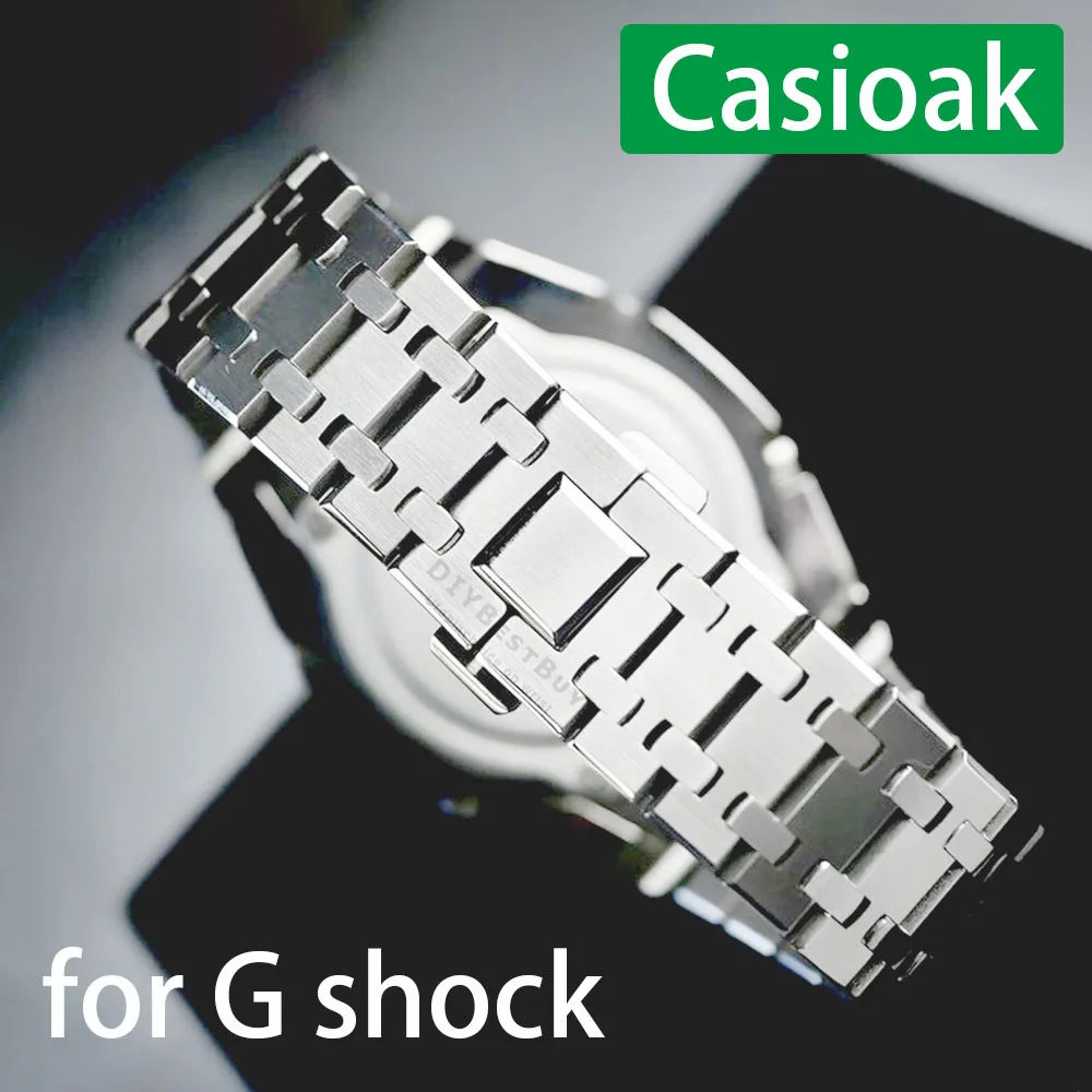 

Комплект для часов GEN5 GEN4 Casioak, для GA2100 Gmas2100, металлический ободок для G Shock 4-го поколения, из нержавеющей стали, ремешок для часов, для GA2110