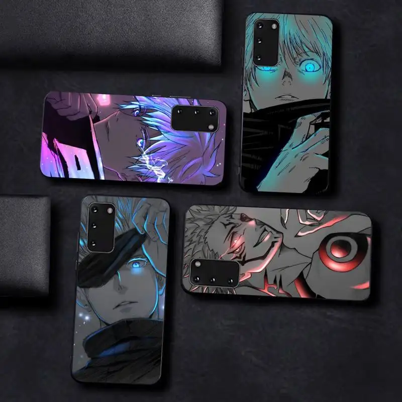 

Anime Jujutsu Kaisen Gojo Satoru Phone Case for Samsung S10 21 20 9 8 plus lite S20 UlTRA 7edge