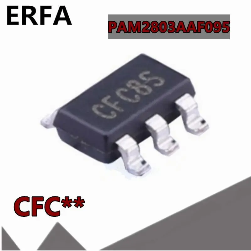 

100 шт., Фотоэлементы PAM2803AAF095, Фотоэлементы PAM2803 CFC6Z, однокомпонентный светодиодный драйвер SMD IC