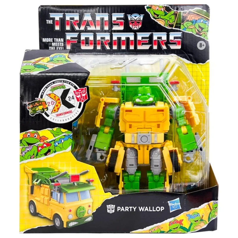Hasbro Transformers Collaborative Teenage Mutant Ninja Turtles x Party Wallop 7-дюймовая фигурка в подарок F9656