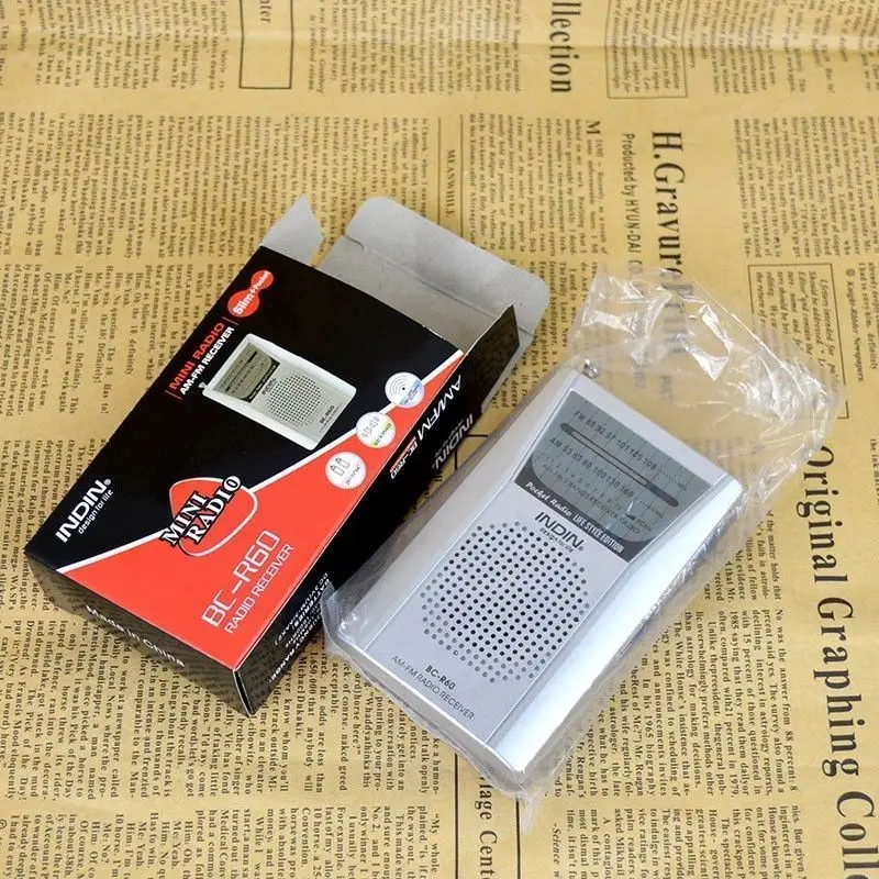 Карманное мини-радио телескопическая антенна мини AM/FM-диапазон мировое радио