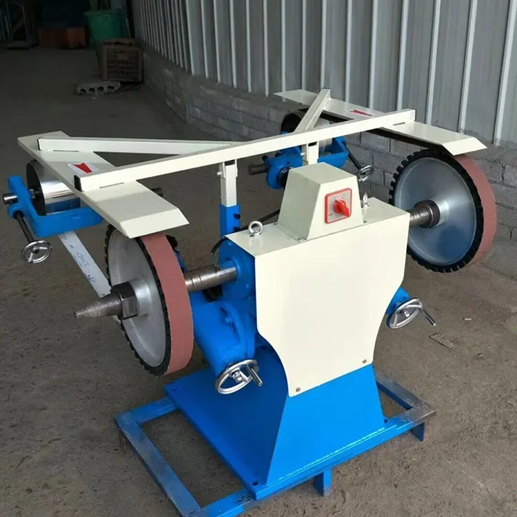 Вертикальная абразивная машина с двойной станцией 2100E стандартная плоская