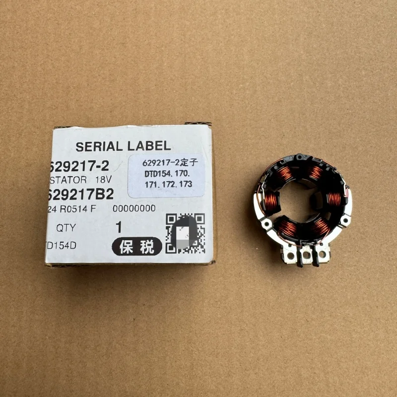 Оригинальный статор 629217 -2 для деталей двигателя Makita DTD154 DTD170 DTD171 DTD172 DTD173