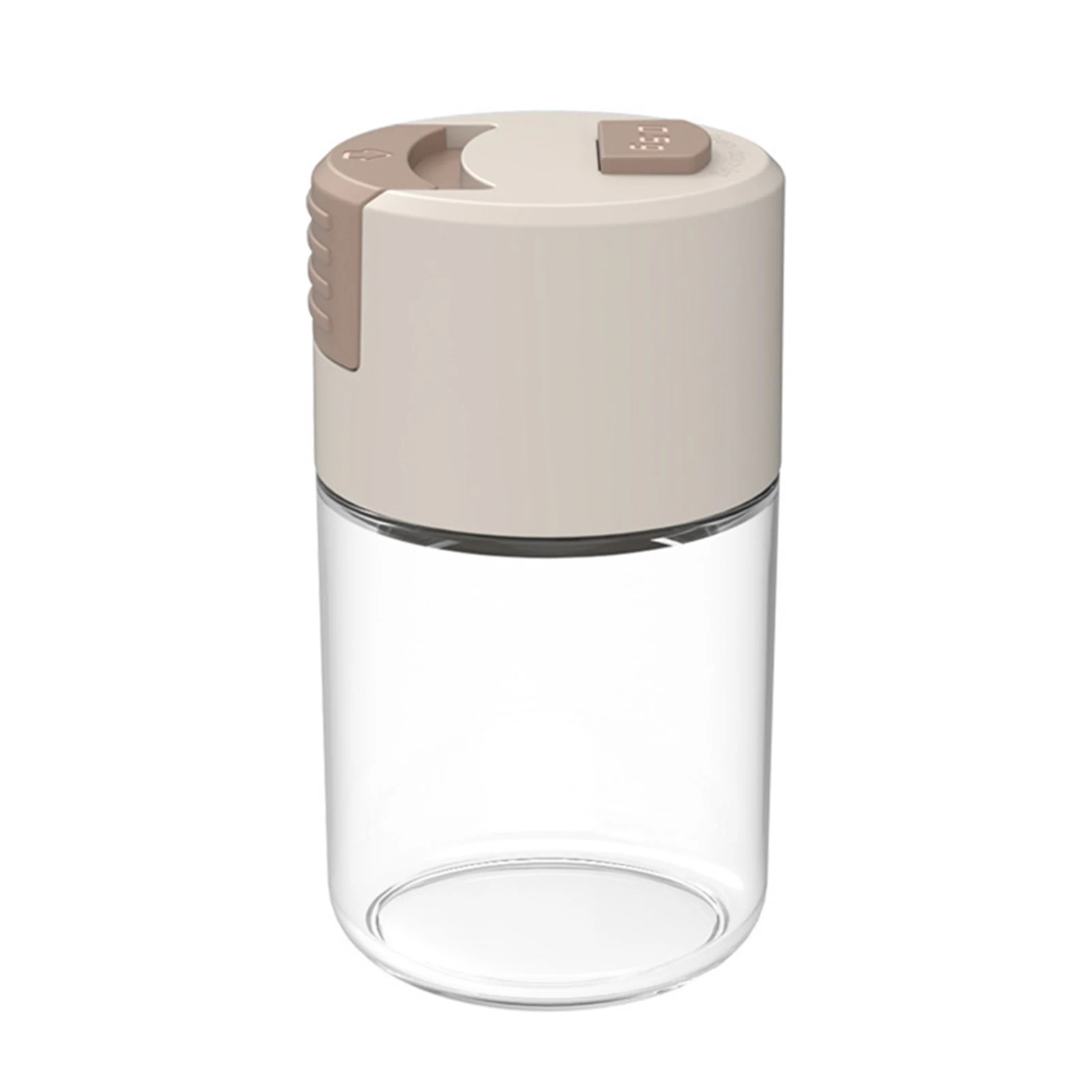 

Measuring Salt and Pepper Shakers Glass Bottle Quantitative Each Press 0.5g