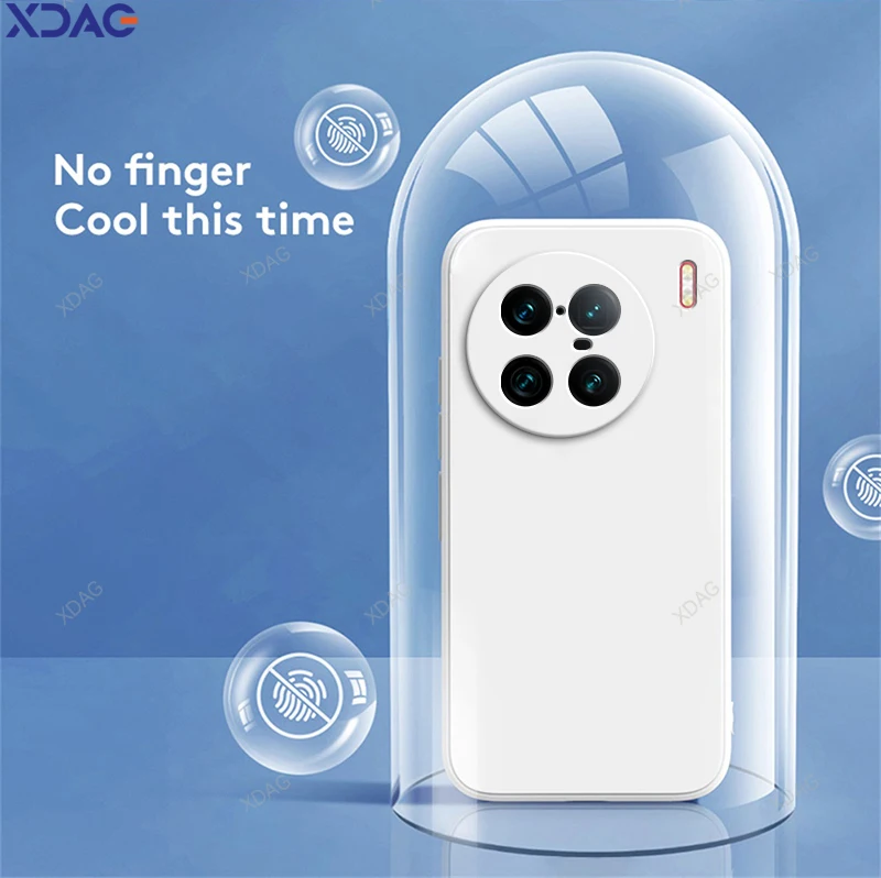 Оригинальный жидкий силиконовый чехол для VIVO X90 Pro + Plus 5G 6 78 дюйма V2227A Candy Camera Protection