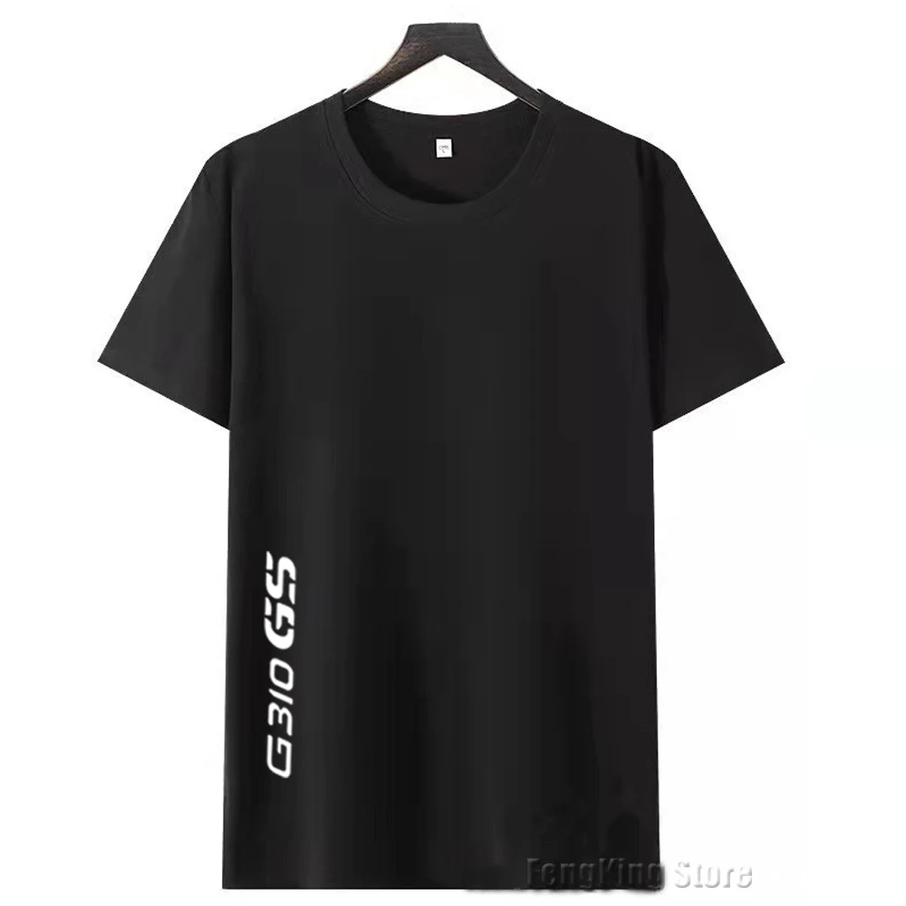 

For BMW G310GS G310R New Combed Cotton Short Sleeve T-shirt Men's Round Neck Printed Logo T-shirt